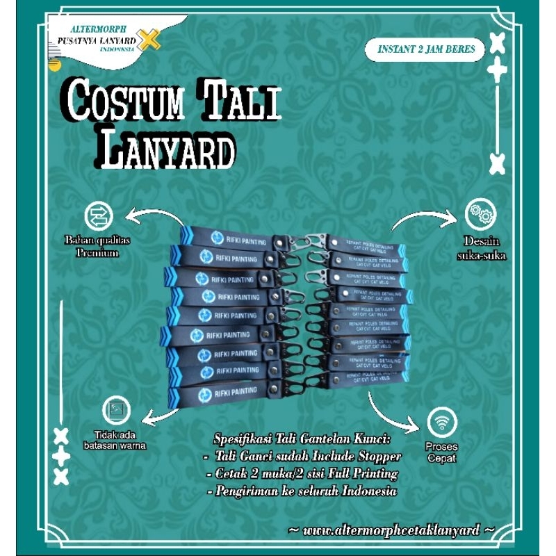 

Cetak Custom Gantelan Kunci Full Printing L-2cm | Cetak 2 sisi