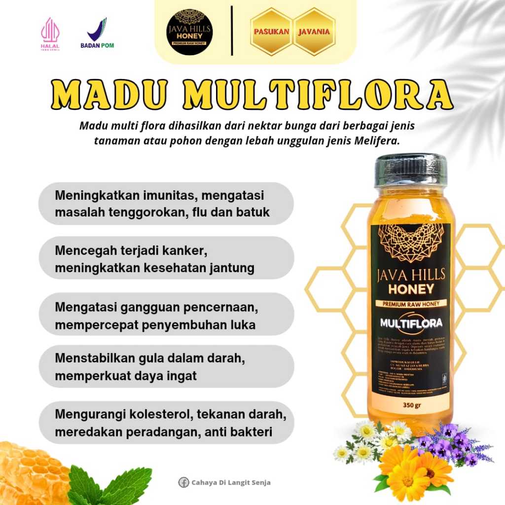 

MADU MULTIFLORA BY JAVA HILLS HONEY