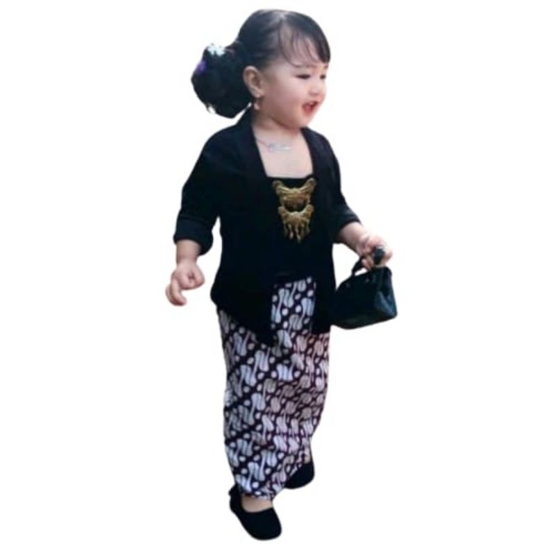 Kebaya anak rok panjang setelan kebaya anak baju adat anak perempuan rok batik anak baju pesta anak 