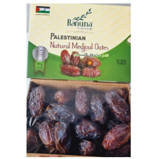 

Kurma Medjol Natural Medjoul Dates Palestinian Ranuna Ukuran Jumbo 500gr