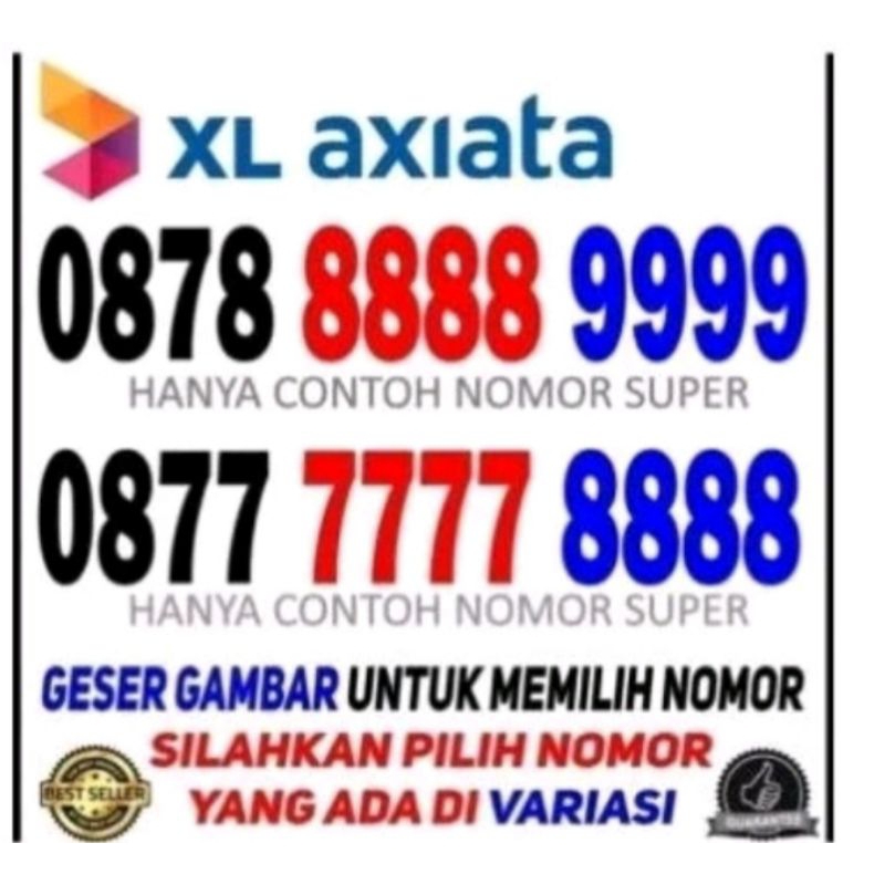 Promo Nomor Cantik Axis Bukan XL Bisa Request Pilih Sendiri