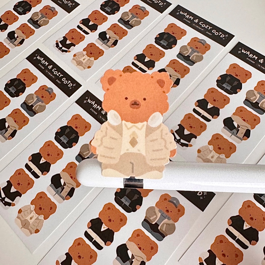 

notgingerish - Warm & Cozy OOTD Sticker Sheet