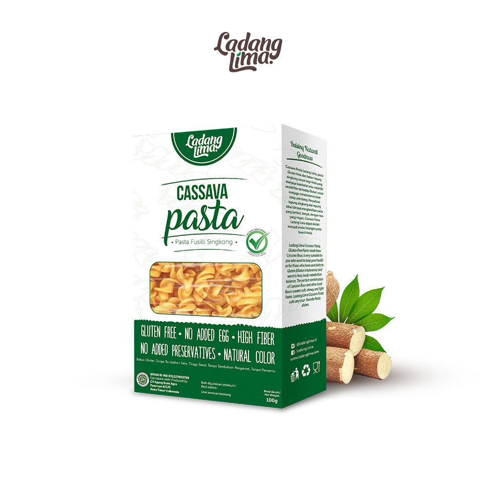 

Ladang Lima - Pasta Fusilli 100g