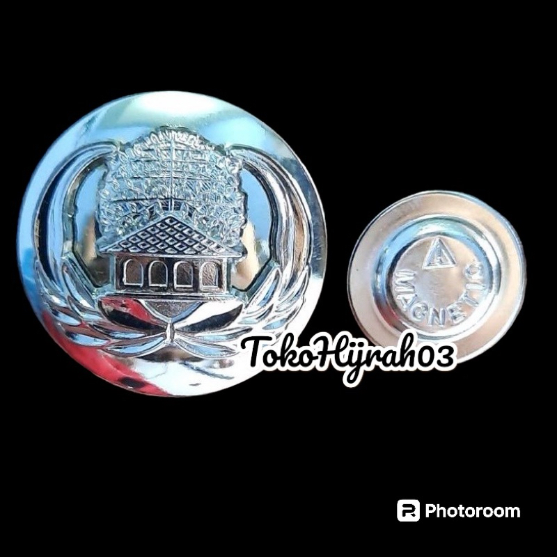 PIN MAGNET KORPRI SILVER PERAK CEMBUNG PIN ASN KORPRI SILVER CEMBUNG PIN BULAT CEMBUNG KORPRI ASN PE