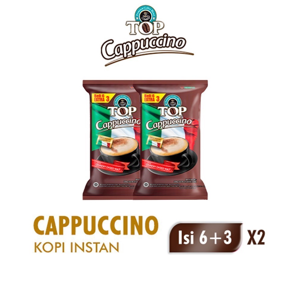 

Laku Keras Top Coffee Kopi Instan Cappucino Pack 25 gr isi 6 3 pcs x2