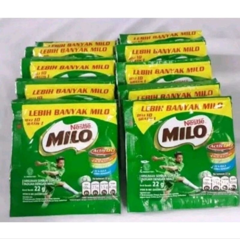 

MILO ActivGO Renceng isi 11 Sachet @22gr