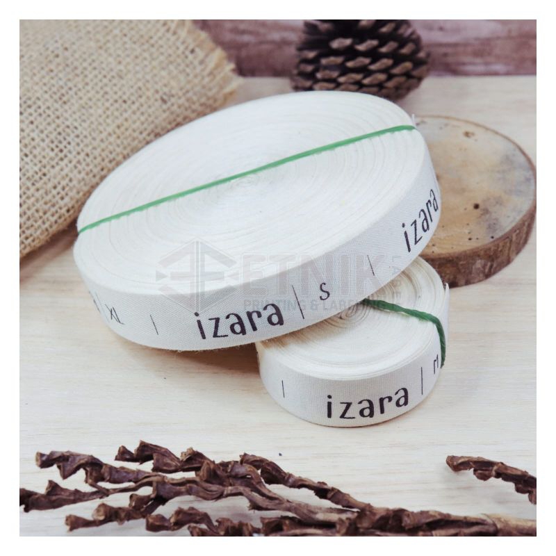 

label katun lembut(20 meter) label baju label hijab label kerudung