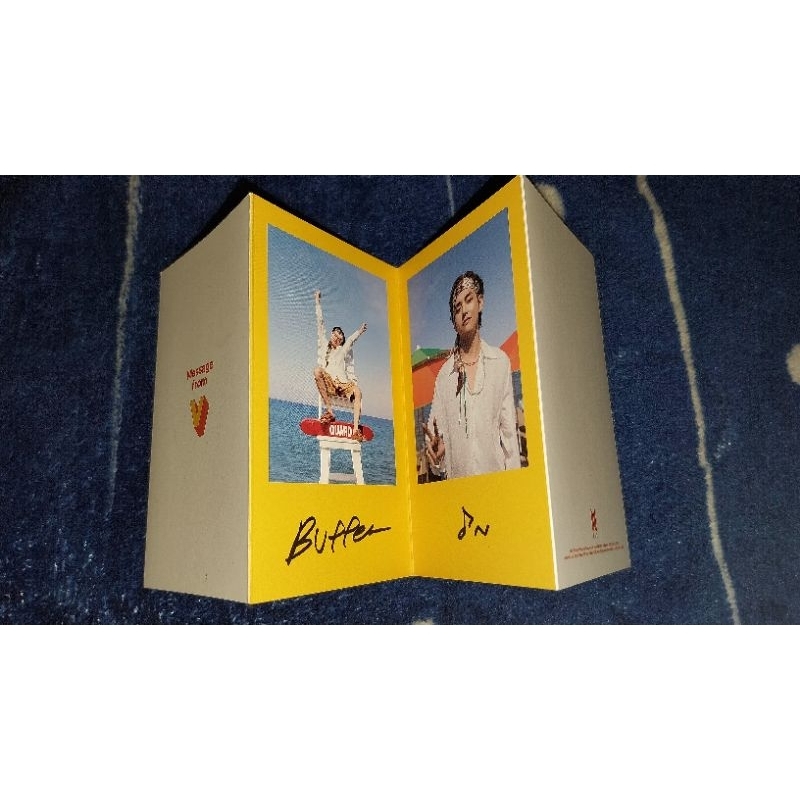 Message Card V BTS BUTTER PEACES OFFICIAL