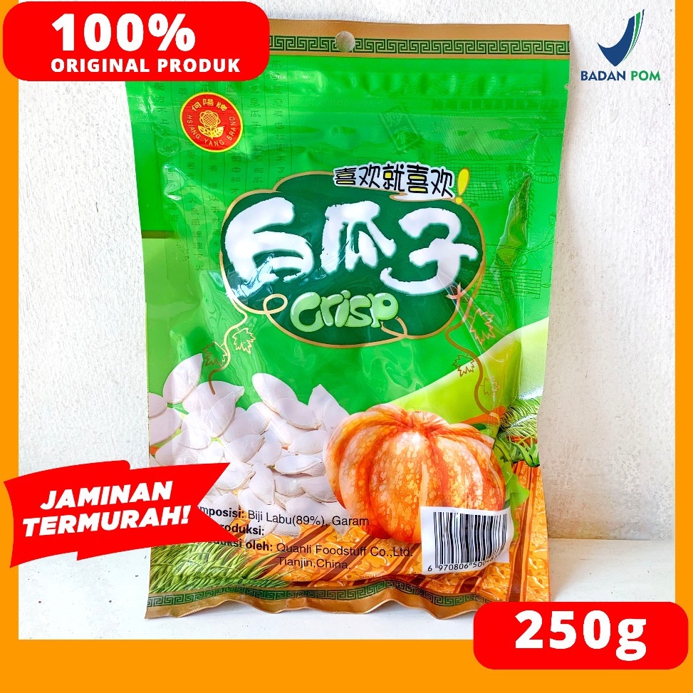 

Promo Terbatas KUACI PUTIH BIJI 25G LABU CRISPY HSIANG YANG BRAND