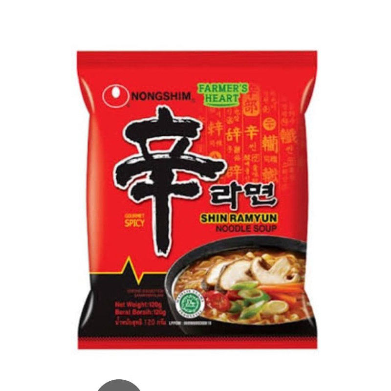 

NongShim Shin ramyun spicy mushroom 120gram