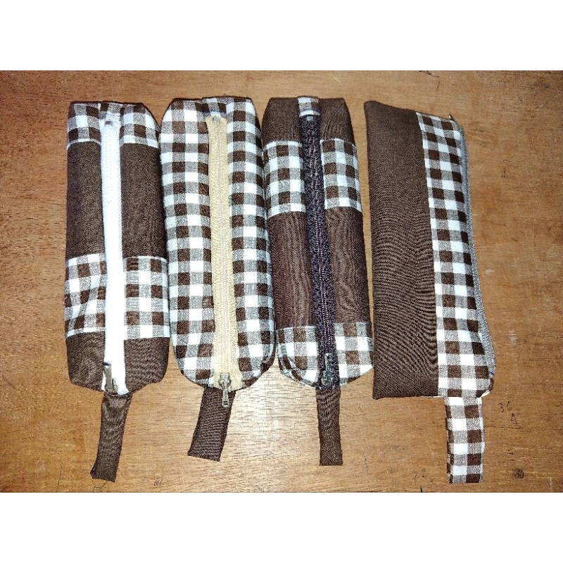 

tempat pensil dan pulpen // pouch dari kain percah handmade