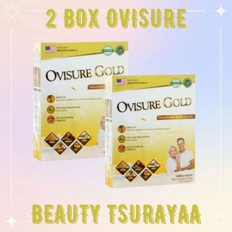 

Murmer 2 BOX Ovisure Gold Milk Susu Tulang Sendi Vitamin Nyeri Sendi Atasi Osteoporosis Pengapuran Tulang