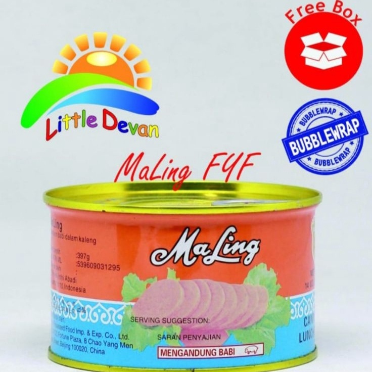 

Kirim sekarang Maling FYF Ham Daging babi luncheon pork non halal 397gr