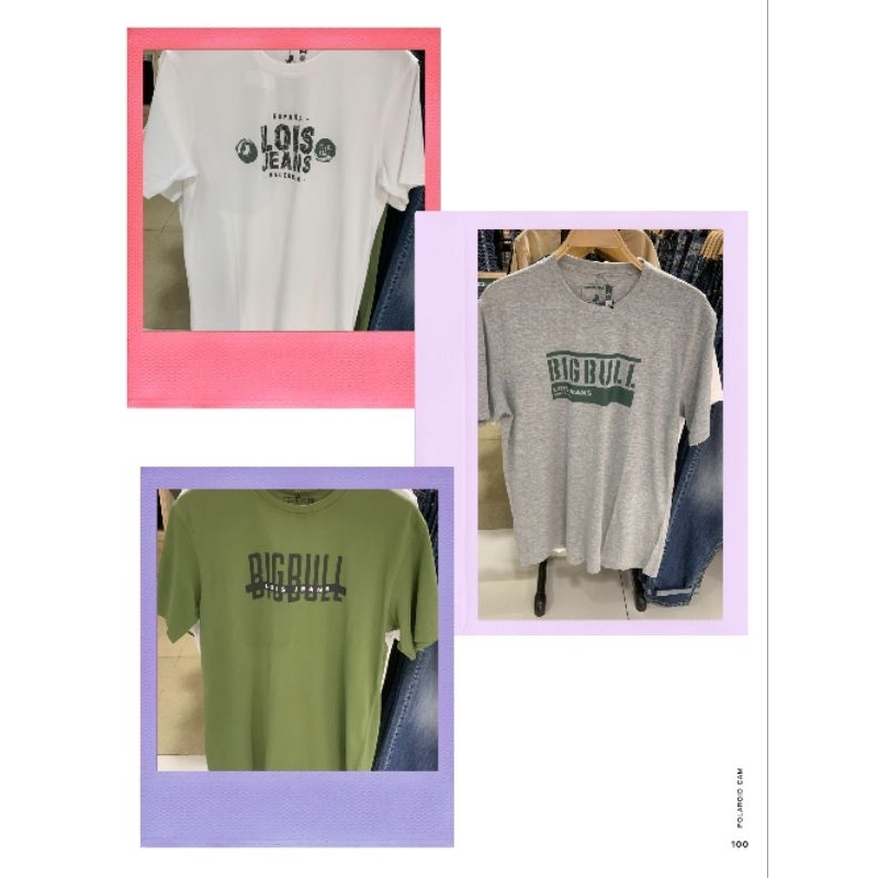 LOIS - Kaos T-Shirt Pria Lengan Pendek Size S-XL Original