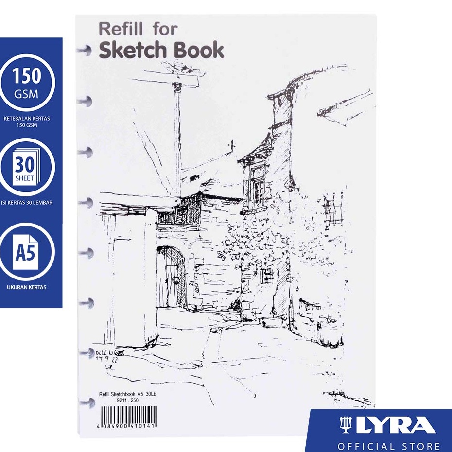 

Best Stock LYRA Refill Sketch Book A5 3 Sheet 15gsm Buku Sketsa untuk Menggambar