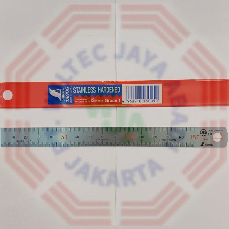 

Hemat Khusus Penggaris Stainless Steel 15mm15cm Merek SHINWA Japan