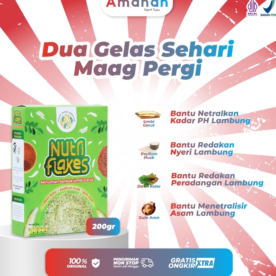 

Dapatkan Sekarang Nutriflakes Sereal 2 Gelas Sehari Maag Pergi