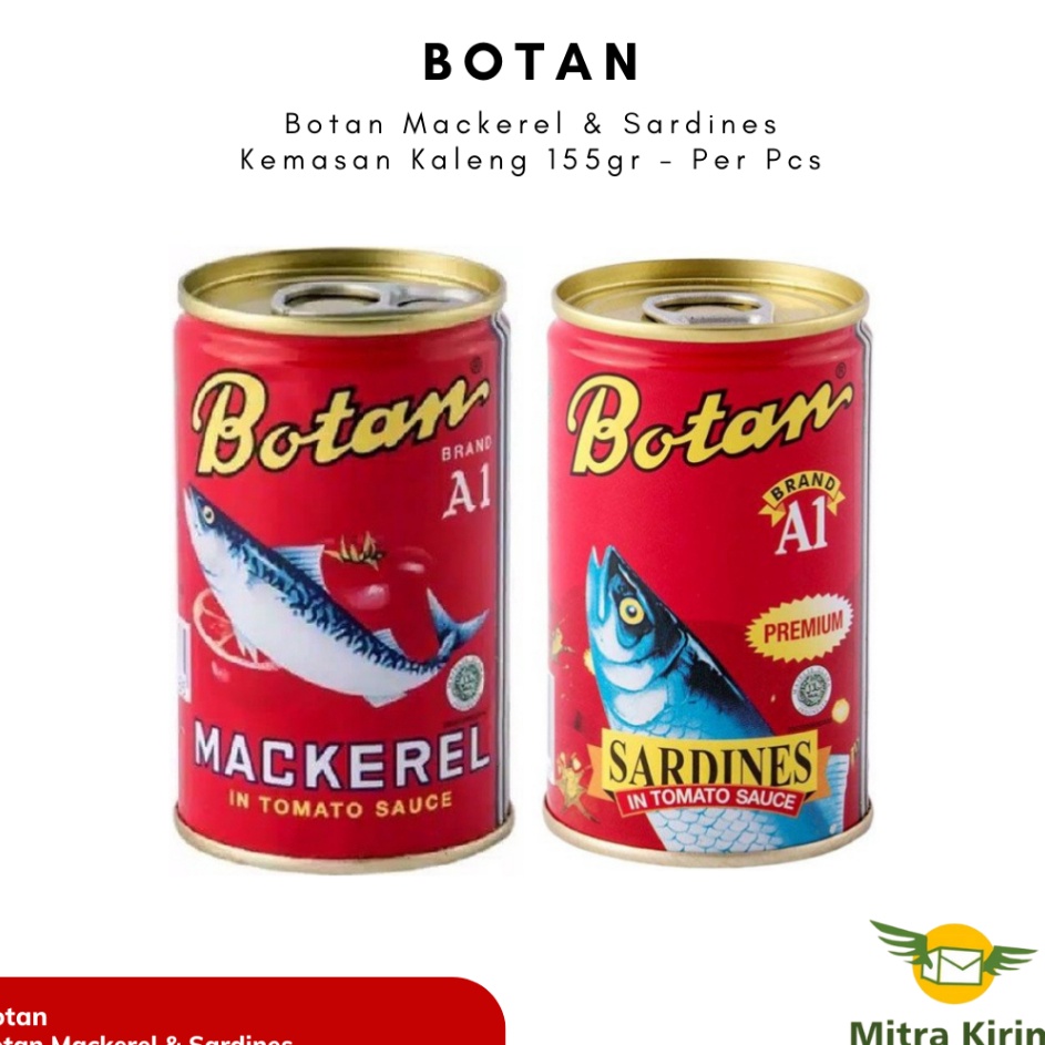 

NEW Botan Mackerel dan Sardines 155 Gram