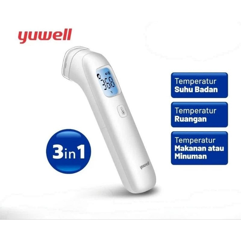 termogun termometer tembak suhu badan infra red yuwell