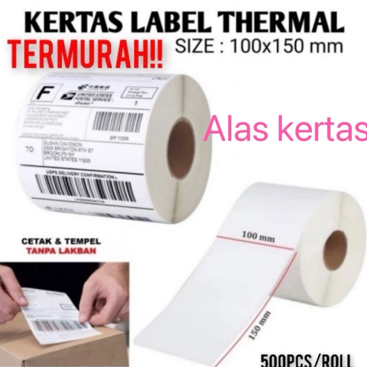 

Paling Unik LABEL STICKER THERMAL 1 x 15MM ISI FULL 5pcs TERMURAH Dan UKURAN LAIN ALAS PLASTIC TERBARU KHUSUS ukuran 1x15x5Roll Alas Kertas5