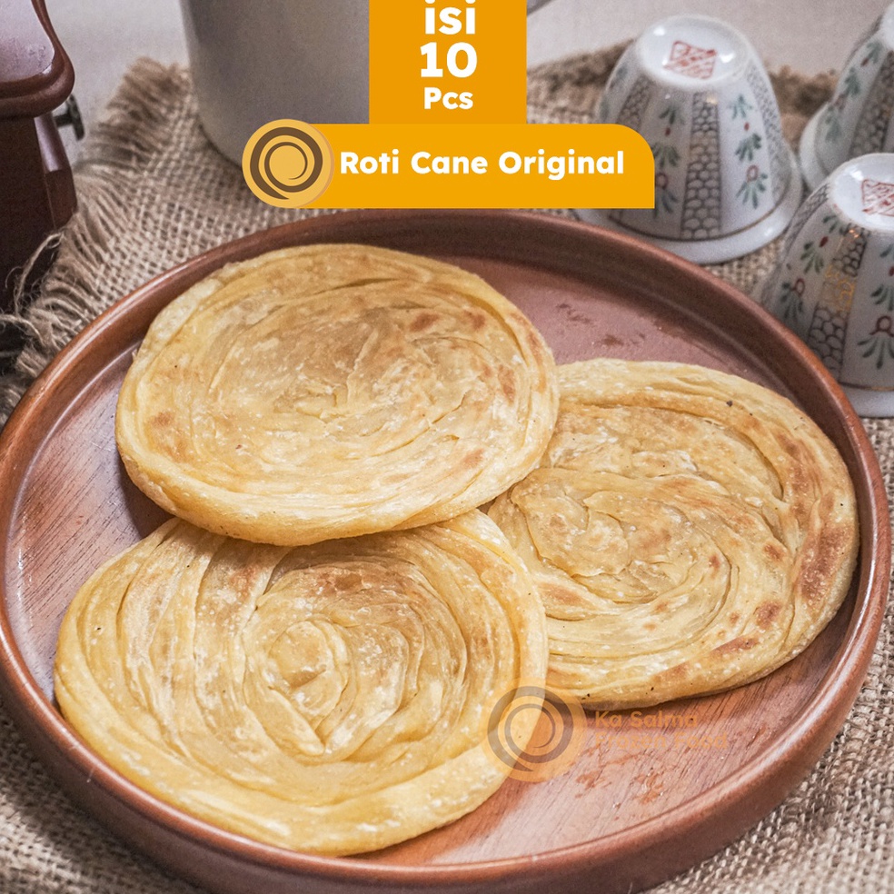 

Produk trendy ISI 1 Roti Cane Original isi 1 Pcs Roti Canai Roti Maryam Roti Konde Original