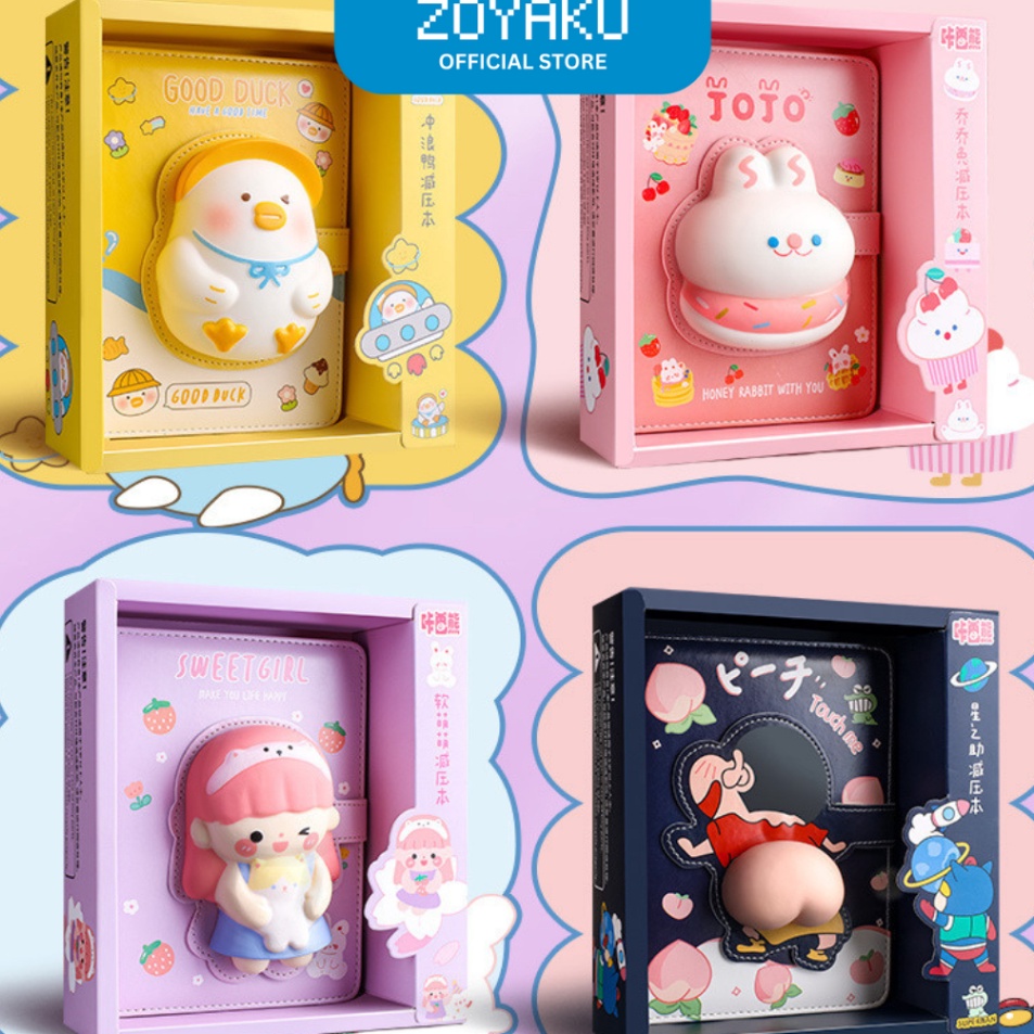 

Harga Spesial Buku Notebook Squishy Buku Tulis Catatan Diary Lucu Decompression STY712