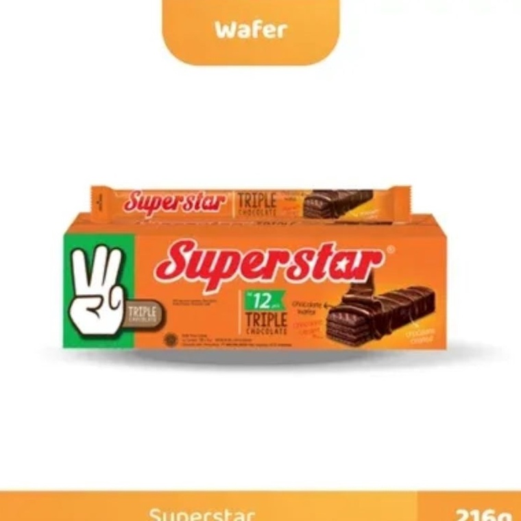 

Klaim promo Wafer Superstar 12 pcs