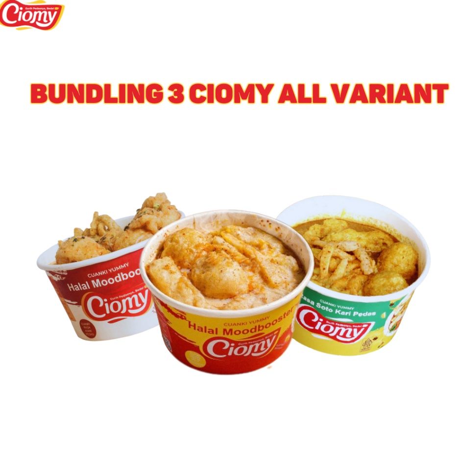 

Belanja Nyaman Paket Bundling 3 Cuanki Cheese Soto Kari dan Chicken Spicy