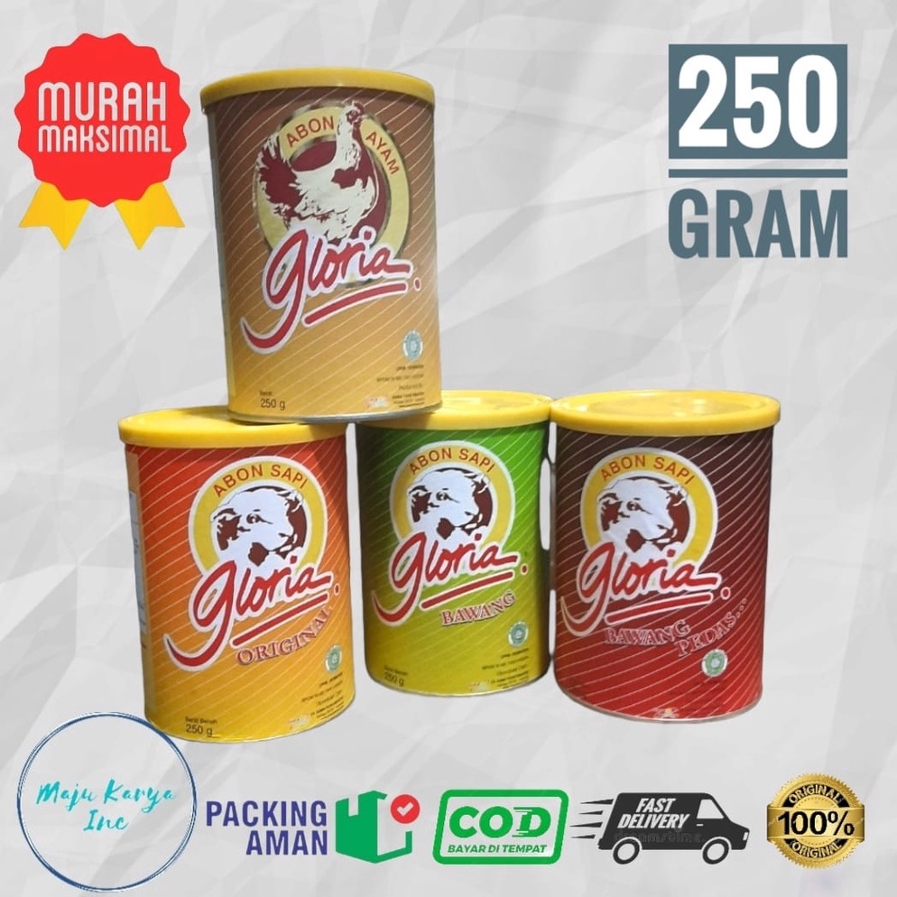 

Barang baru Abon Gloria Sapi Ayam 25 gram