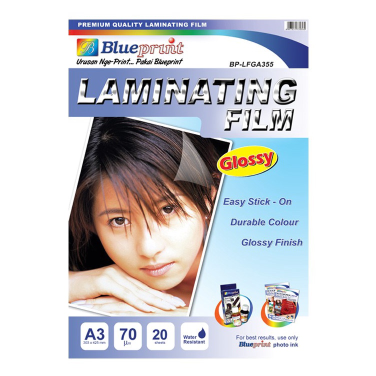 

Pusat Irit Blueprint BPGFA455 Laminating Glossy Film A4