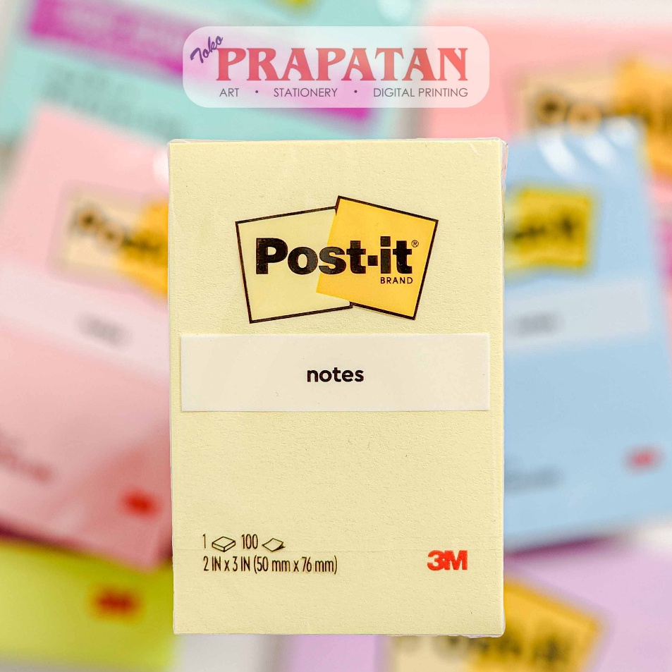 

Murah Luar Biasa Post it 3M 656 Sticky Note 5x76mm Notes Memo Tempel