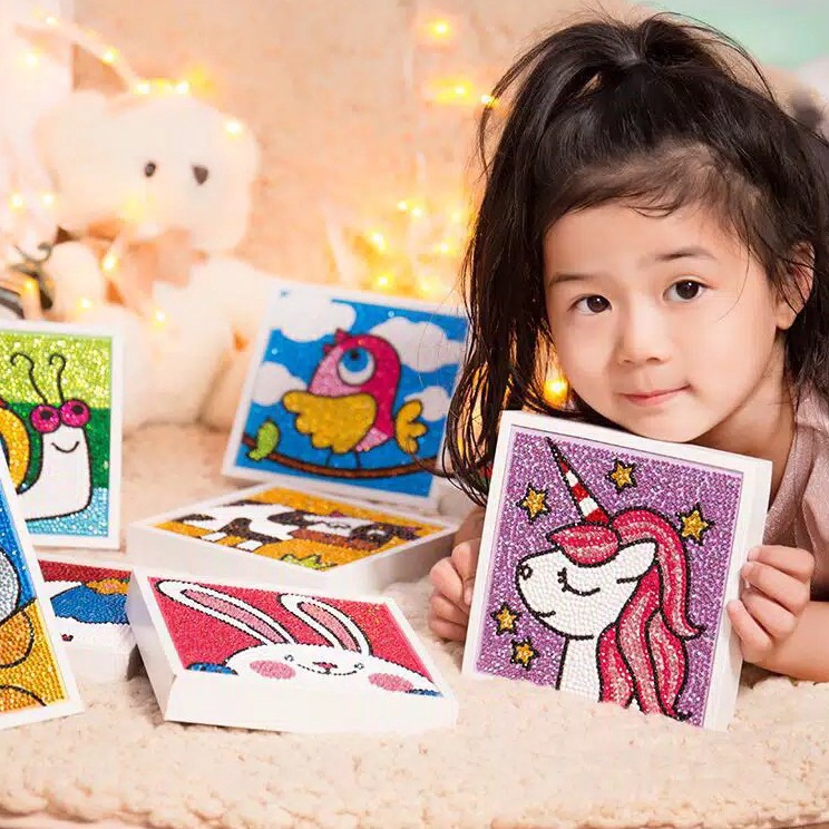 

Obral Terbatas UM JK597 Kerajinan Lukis Berlian 5D Kerajinan Tangan DIY Gambar Untuk Anak anakHoki Kreatif Anak