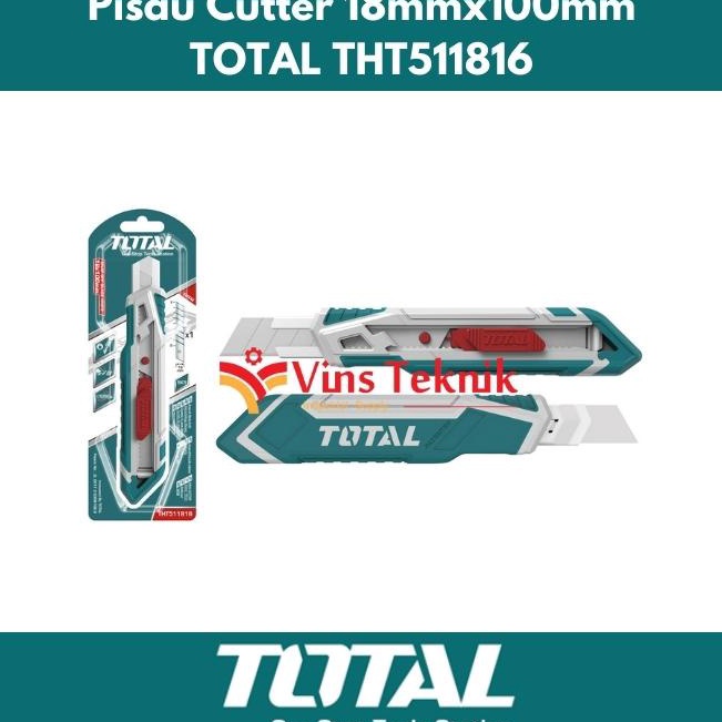 

Murah Pembelian Snapoff Blade Knife Pisau Cutter cater TOTAL THT511816