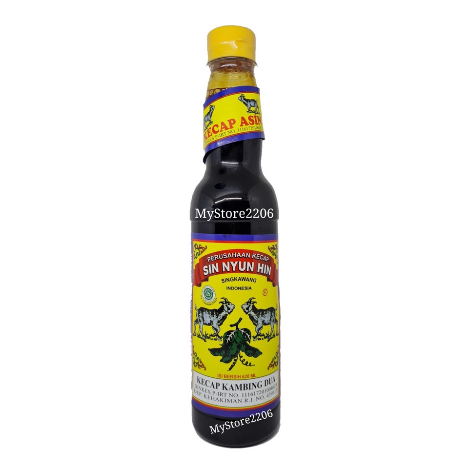 

Paket Ekslusif Kecap Asin Kalimantan cap Kambing Dua Sin Nyun Hin 62ml BOTOL PLASTIK Dua Kambing Singkawang Kalimantan Barat