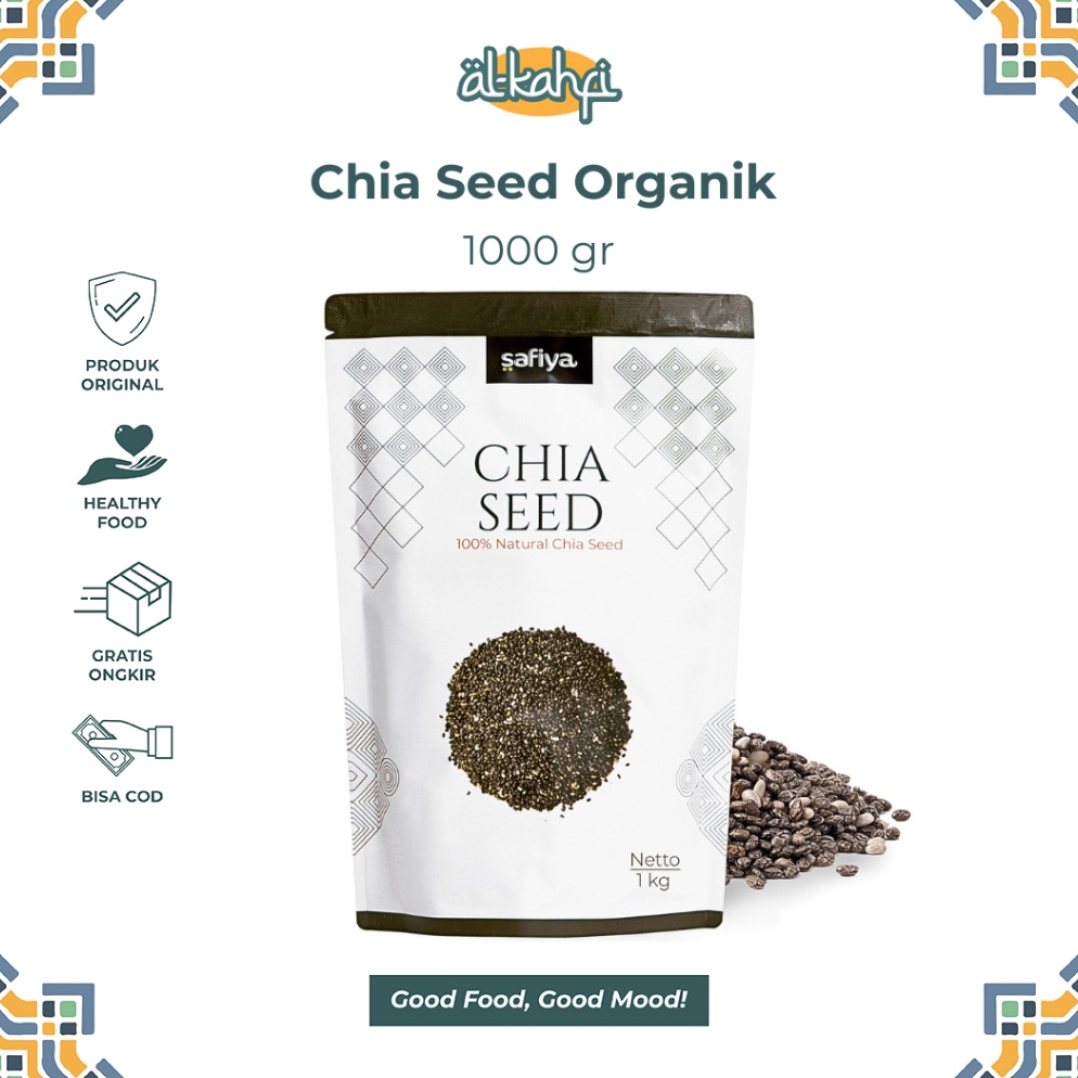 

Best Product Organic Chia Seed 1 Kg Organic Black Chia Biji Chia Original Premium
