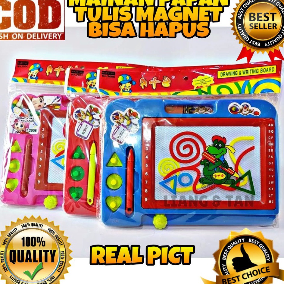

Ready Bermutu BISA COD PROMO Mainan Papan Tulis Magnet Anak Papan Tulis Hapus Drawing Board Magnetic Murah