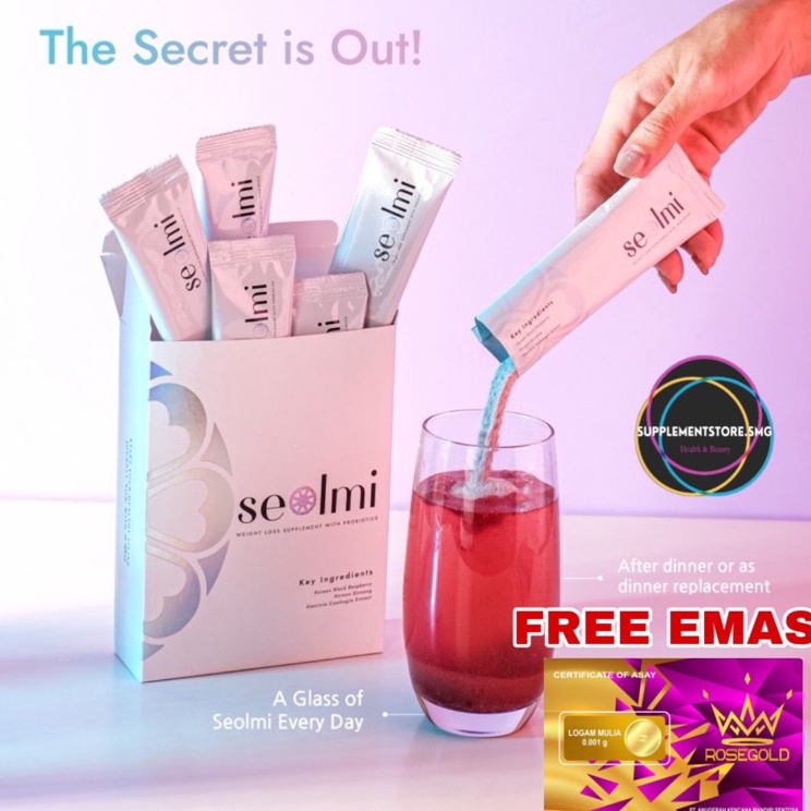 

Diskon Heboh FREE GOLD Bisa Gosend Seolmi 1 BOX isi 1 sachet Korean Black Raspberry Fiber Probiotics Drink
