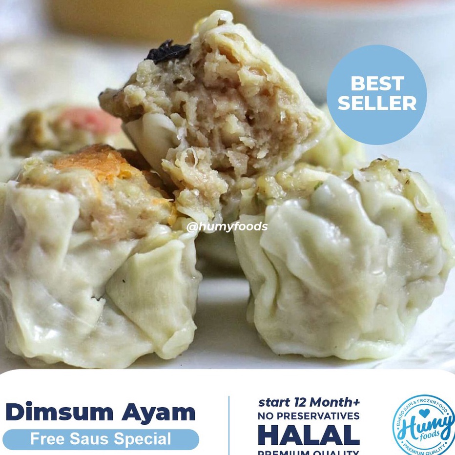 

TERBARU DIMSUM AYAM PREMIUM FREE SAUS ISI 1 Halal Tanpa Pengawet