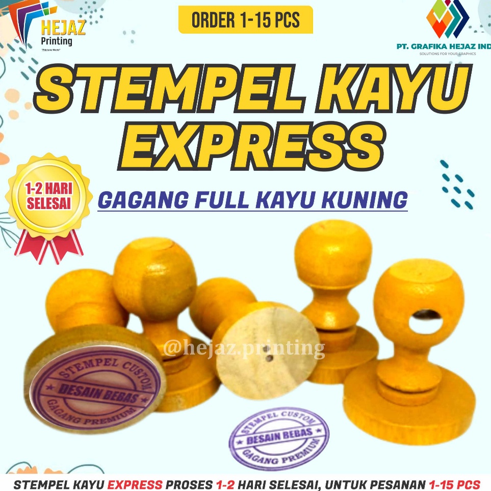 

Super Baru Stempel KayuBiasaManual Express 12 hari jadi Desain Suka Suka