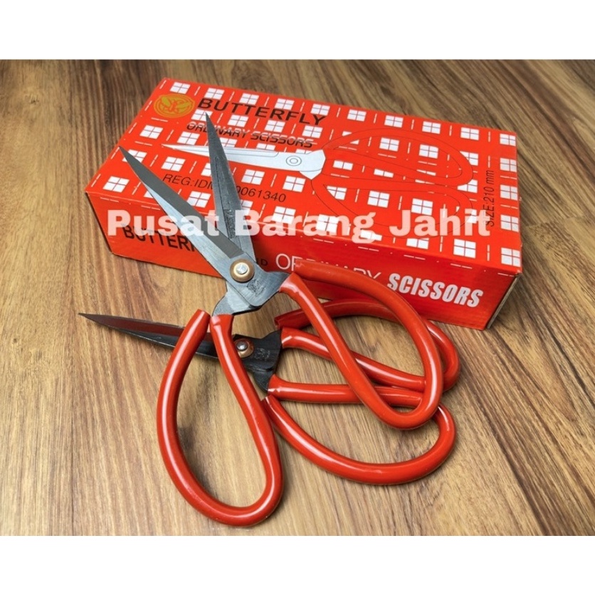 

Murah Khusus Gunting Kodok Merah Butterfly SWISTAR Bahan Kain Pakaian