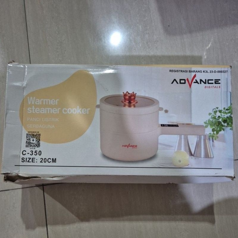 Advance C350 warmer steamer cooker