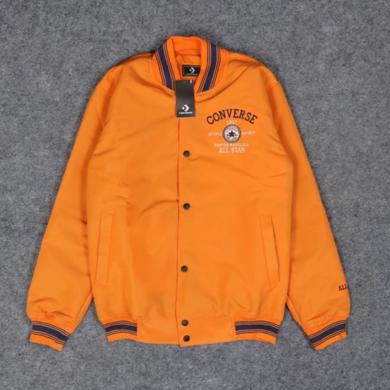VARSITY JACKET CONVERSE ALL STAR BORDIR FULL TAG CASUAL