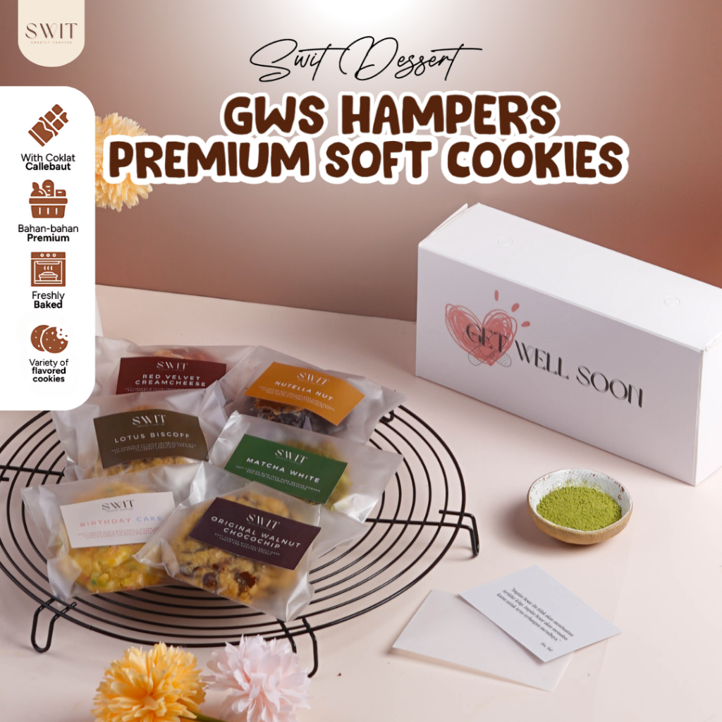 

Get Well Soon GWS Soft Baked Cookies Hampers Hamper Lekas Sembuh Cookies Cake Kue Kering Hampers Premium Unik Kado Estetik by Swit Dessert