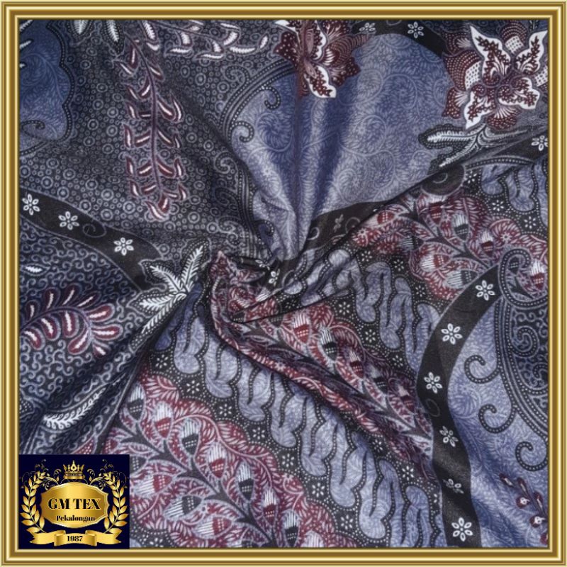 GMTEX Kain Batik Panjang 2 Meter Lebar 120 Cm Batik  Printing Murah Berkualitas