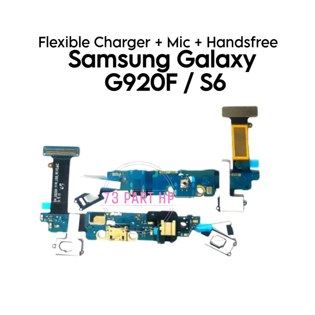 Papan Konektor PCB Charger Mic Handsfree Samsung Galaxy S6 / G920F / SM-G9200 / SM-G9208 / SM-G9208/