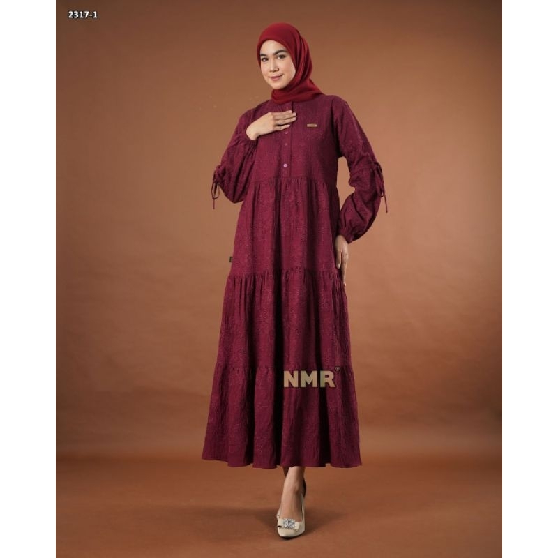 NAMIRA MIDI LINEN BORDIR 063