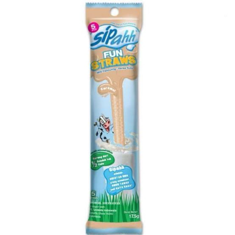

Sipahh Fun Straws 1 pack isi 5 rasa Caramel | Festive Frozen Food