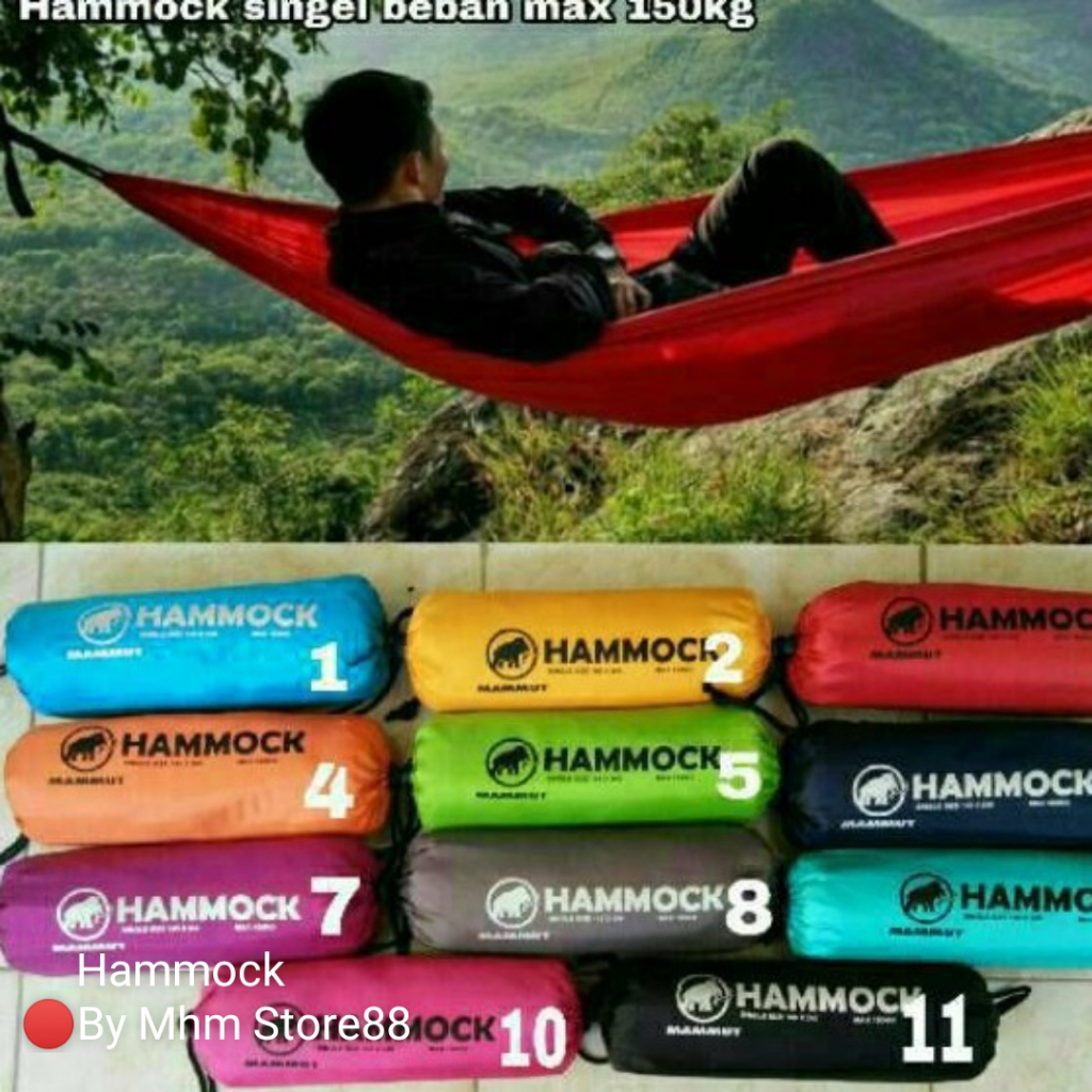Hammock Ayunan Pohon Untuk Camping Atau Santai Dirumah