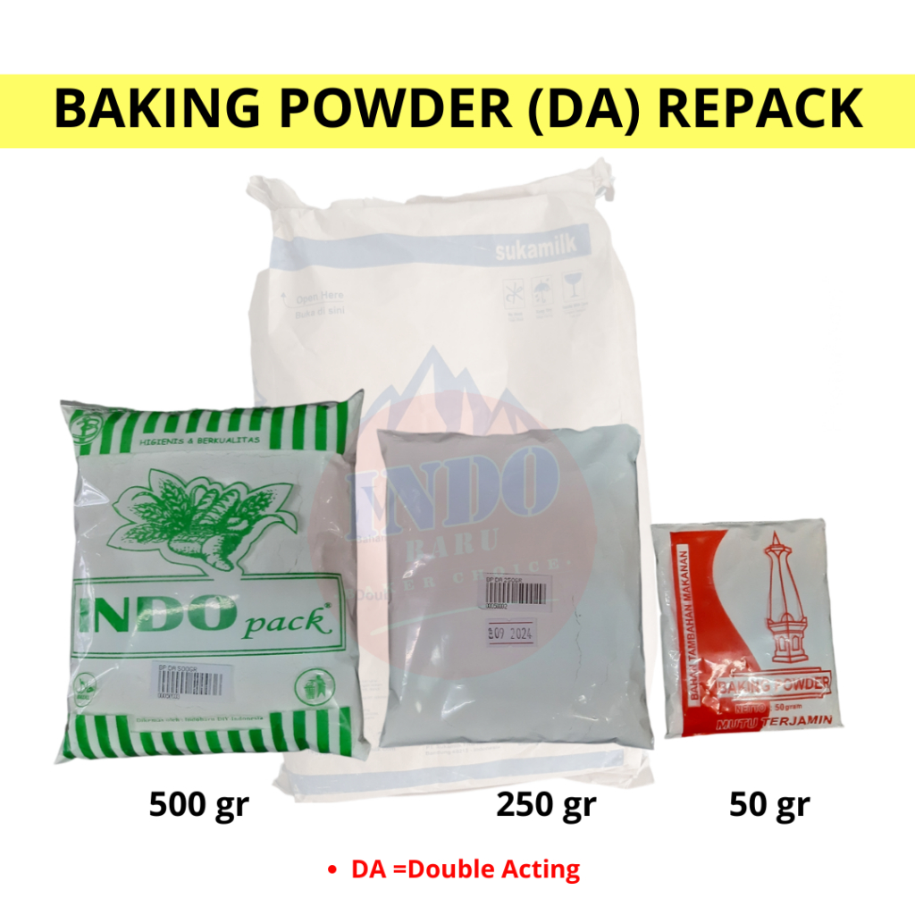 

Baking Powder Double Acting Repack 50gr