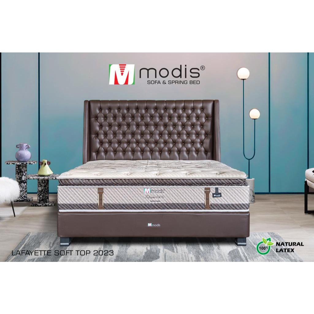 SPRING BED MODIS TYPE LAFAYETTE SOFT TOP/MODIS/NATURAL LATEX/GRS 15 TAHUN